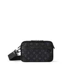 LOUIS VUITTON M46955 Men's Alpha Messenger Bag | Louis Vuitton Men's Handbag (Black)