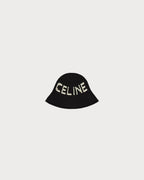 CELINE Beanie in crocheted cotton | 賽琳 冷帽 (黑色)