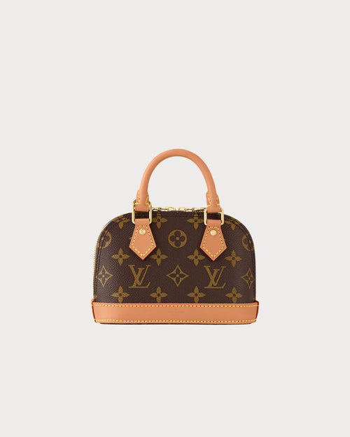 LOUIS VUITTON M82717 Nano Alma Bag | Louis Vuitton mini handbag (brown presbyopia)