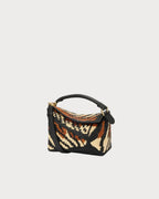 LOEWE Small Puzzle Edge Raffia Bag | Loewe straw bag (color matching)
