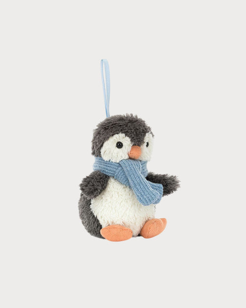 JELLYCAT Peanut Penguin Decoration | 企鵝聖誕吊飾 (白色)
