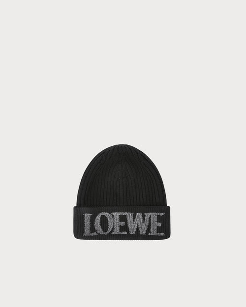LOEWE Beanie in Wool | LOEWE wool cold hat (multi-color)