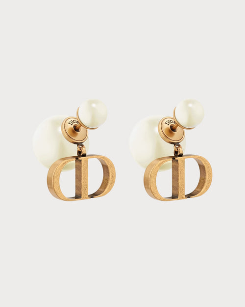 CHRISTIAN DIOR Dior Tribales Earrings Gold-Finish Metal(Gold)