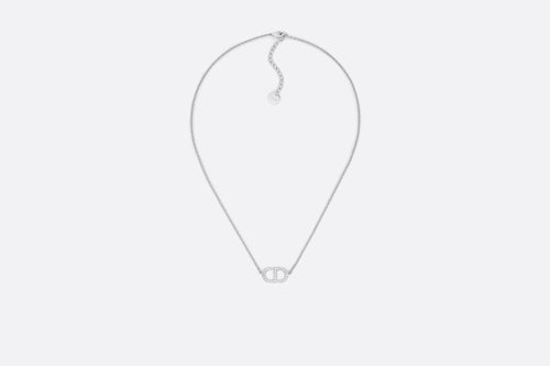 CHRISTIAN DIOR Petit CD Necklace | 迪奧 頸鏈 (銀色)