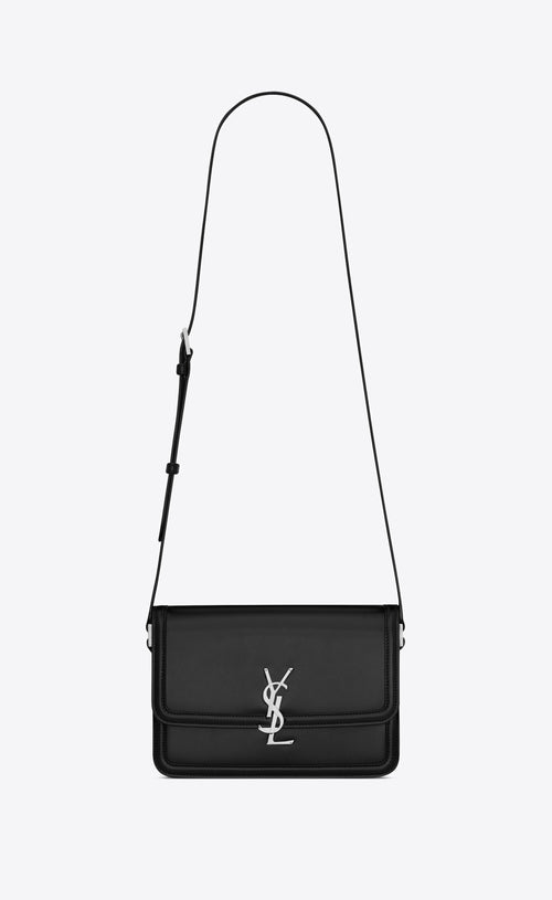 YSL SAINT LAURENT Solferino Medium Satchel | 聖羅蘭 手袋 (黑色)