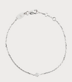 REDLINE Illusion White Gold and Diamond Chain Bracelet(White Gold)