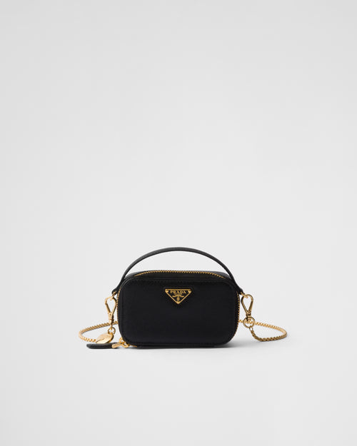 PRADA Saffiano Leather Mini-Pouch | 普拉達 迷你手袋 (black)