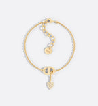 CHRISTIAN DIOR CD Navy Bracelet | Dior Bracelet (Gold)