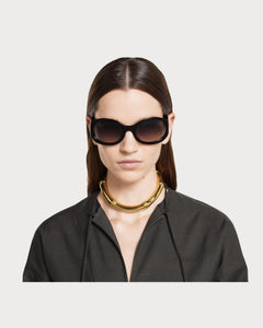 GUCCI Round Frame Sunglasses Acetate(Many)