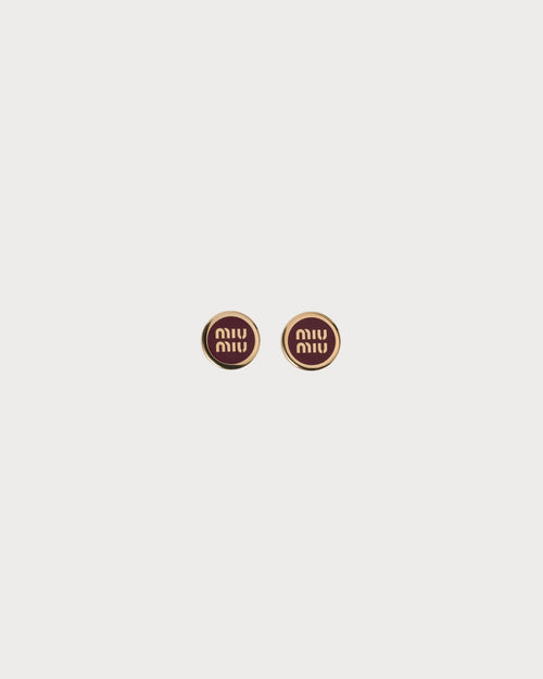 MIU MIU Enameled Metal Earrings | MIU MIU Enameled Metal Earrings (Multicolor)