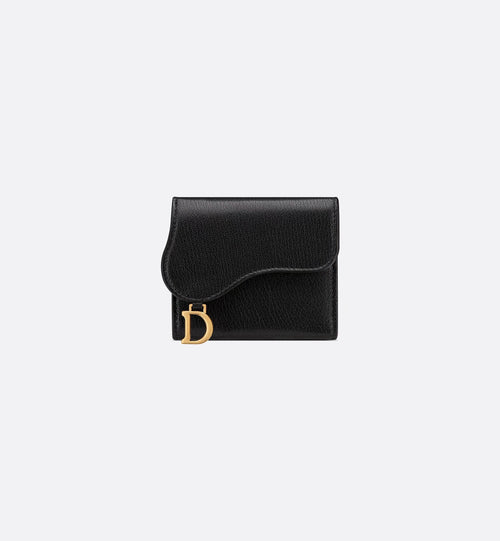 CHRISTIAN DIOR Saddle Lotus Wallet Goatskin | Dior wallet (multi-color)