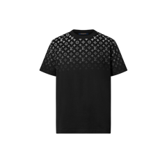 LOUIS VUITTON 1AFQB2 Men's Gradient Cotton T-Shirt | 路易威登 男仕T恤 (Black)
