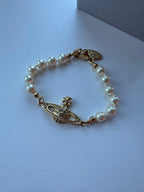 VIVIENNE WESTWOOD Mini Bas Relief Pearl Bracelet | 西太后 珍珠手鏈 (多色)