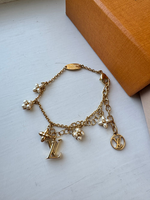 LOUIS VUITTON M0940A LV Floragram Bracelet | 路易威登 手鏈 (金色)