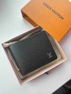 LOUIS VUITTON M30295 Men's Multiple Wallet Leather(Black)