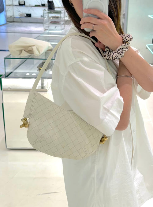 BOTTEGA VENETA Mini Solstice | 葆蝶家 迷你袋 (Sea Salt)