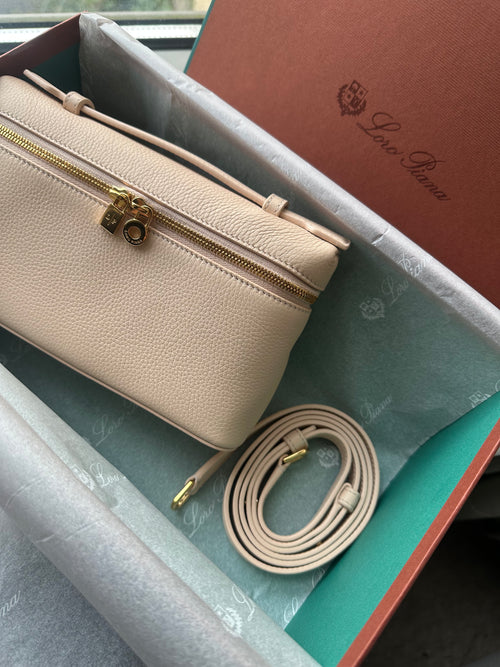 LORO PIANA Extra pocket L19 Calfskin | 諾悠翩雅 手袋 (粉色)