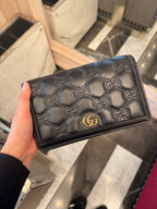 GUCCI Lion GG Matelasse Wallet on Chain | Gucci Wallet with Chain (Black)