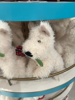 JELLYCAT Munro Scottie Dog 'love You' 25CM | Munro Scottie Dog 'love You' doll (white)