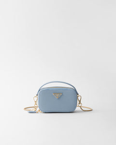 PRADA Saffiano Leather Mini-Pouch | 普拉達 迷你手袋 (Light Blue)