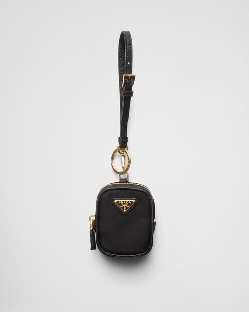 PRADA 1TT202 Re-Edition 1978 Re-Nylon Mini-Pouch Black | 普拉達 迷你袋鎖匙扣 (黑色)