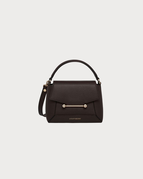 STRATHBERRY Mosaic Nano Calf Leather | Calf Leather Bag (Black)