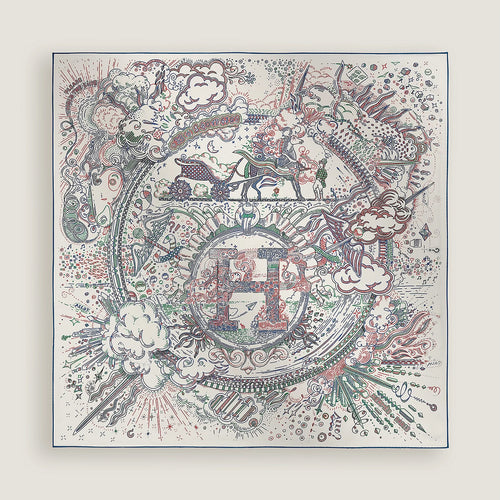 HERMES Please Hold The Line Scarf 90 | 愛馬仕 絲巾 (多色)