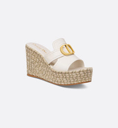 CHRISTIAN DIOR Women's 30 Montaigne Wedge Slide | Dior platform sandals (multicolor)