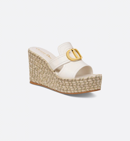 CHRISTIAN DIOR Women's 30 Montaigne Wedge Slide | Dior platform sandals (multicolor)