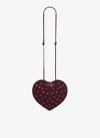 ALAIA Le Coeur Bag In Strass Suede Goatskin | 心型手袋 (紅色) - LondonKelly 英國名牌代購