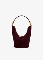 ALAIA Shape Small Bag In Suede Goatskin And Calfskin | 腋下袋 (紅色) - LondonKelly 英國名牌代購