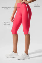 ALO YOGA Airlift High - Waist Super Sleek Contrast Capri | 高腰超貼身對比色七分緊身 (多色) - LondonKelly 英國名牌代購