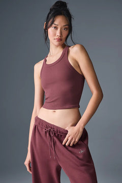 ALO YOGA Goddess Ribbed Go - To Tank | 羅紋經典背心 (多色) - LondonKelly 英國名牌代購