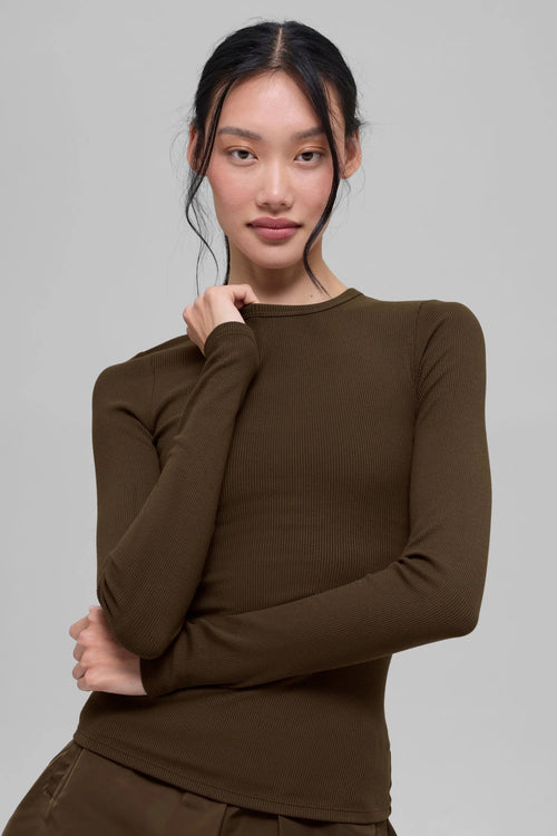 ALO YOGA Ribbed Modal Long Sleeve | 羅紋長袖上衣 (多色) - LondonKelly 英國名牌代購