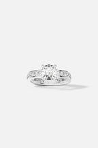 APM MONACO A22087OX Pave Ring with Round Zirconia | 圓形鋯石鑲嵌戒指 (銀色) - LondonKelly 英國名牌代購