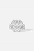 APM MONACO A22377OX Statement Flocons de Neige Ring | 個性雪花戒指 (銀色) - LondonKelly 英國名牌代購