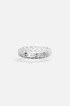 APM MONACO A23356OX Pave Ring | 鑲石戒指 (銀色) - LondonKelly 英國名牌代購