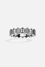 APM MONACO A23692XBR Dark Grey Up and Down Ring | 深灰色上下戒指 (深灰色) - LondonKelly 英國名牌代購