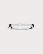 APM MONACO AB4604OX BONHEUR Morse Code Bangle | 摩斯密碼手鐲 (銀色) - LondonKelly 英國名牌代購
