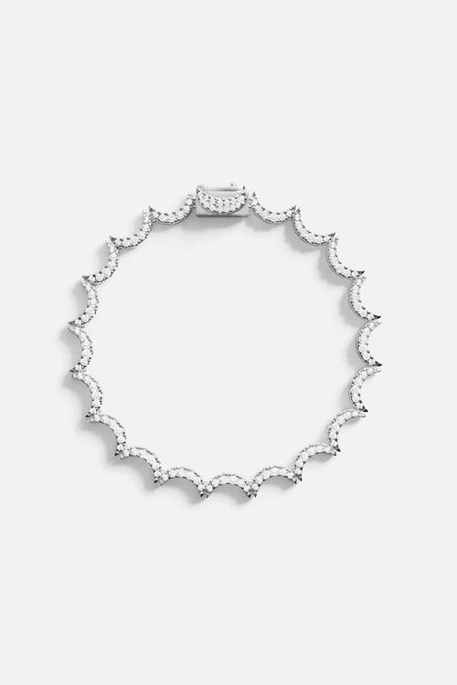 APM MONACO AB5382OX Wavy Silver Bracelet | 波浪銀手鏈 (銀色) - LondonKelly 英國名牌代購