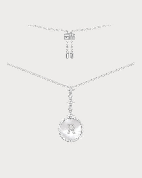 APM MONACO AC5794XNAA Alphabet Eternelle Adjustable Necklace | 可調式頸鏈 (銀色) - LondonKelly 英國名牌代購