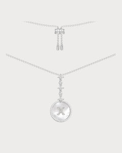 APM MONACO AC5794XNAA Alphabet Eternelle Adjustable Necklace | 可調式頸鏈 (銀色) - LondonKelly 英國名牌代購