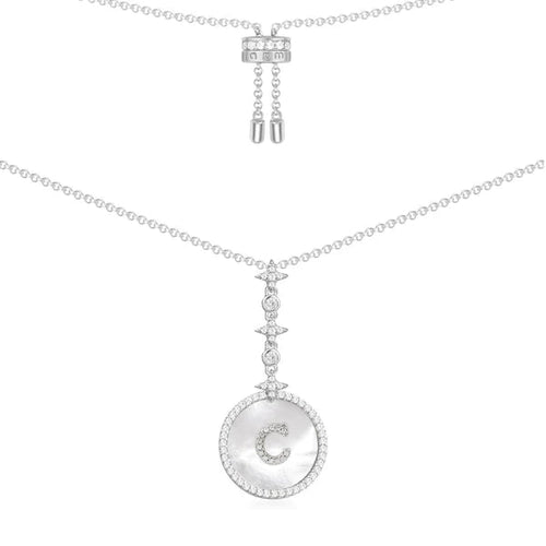 APM MONACO AC5794XNAA Alphabet Eternelle Adjustable Necklace | 可調式頸鏈 (銀色) - LondonKelly 英國名牌代購