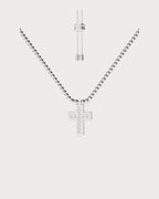 APM MONACO AC7152OX Pave Cross Adjustable Necklace with Beads | 鋪鑽十字配珠可調式頸鏈 (多色) - LondonKelly 英國名牌代購