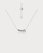 APM MONACO AC7818OX LOVE Morse Code Adjustable Necklace | 摩斯密碼可調式頸鏈 (多色) - LondonKelly 英國名牌代購