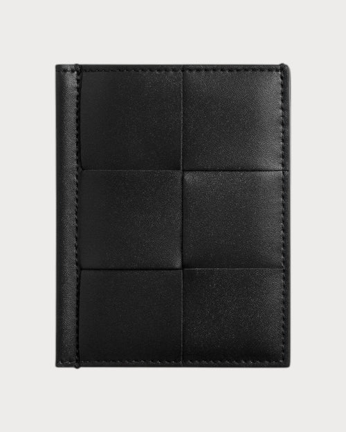 BOTTEGA VENETA Men's Cassette Slim Flap Card Case | 葆蝶家 男仕卡套銀包 (黑色) - LONDONKELLY 英國名牌代購