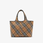 BURBERRY Medium Check Tote Sand | 博柏利 手提袋 (中碼/啡色) - LondonKelly 英國名牌代購