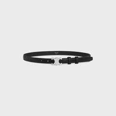 CELINE Medium Triomphe Belt | 賽琳 皮帶 (2.5CM/黑色) - LONDONKELLY 英國名牌代購
