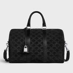 CELINE Men's Large Boston In Suede Calfskin | 賽琳 男仕旅行袋 (黑色) - LondonKelly 英國名牌代購