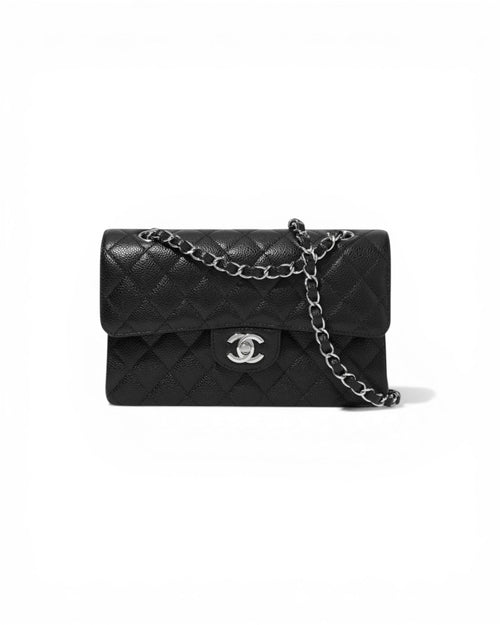 CHANEL A01113 Small Classic Handbag Grained Calfskin Black | 香奈兒 經典手袋 (細碼23CM/黑色) - LONDONKELLY 英國名牌代購